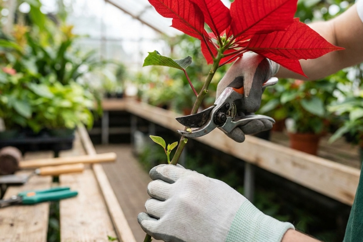 Kako zalijevati božićnu zvijezdu i brinuti se o njoj u prosincu? detail 2