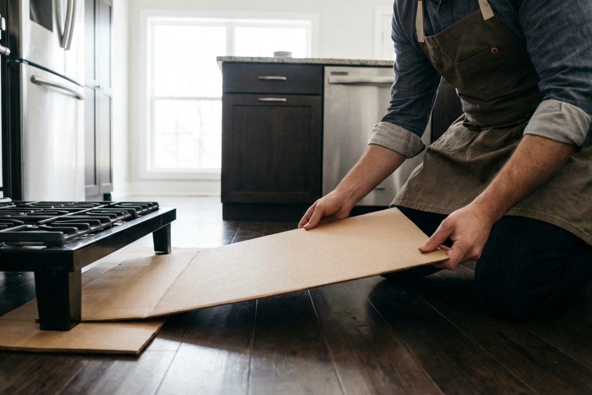 Kako oprati pod ispod plinskog štednjaka i očistiti skrivena mjesta: učinkoviti savjeti detail 2