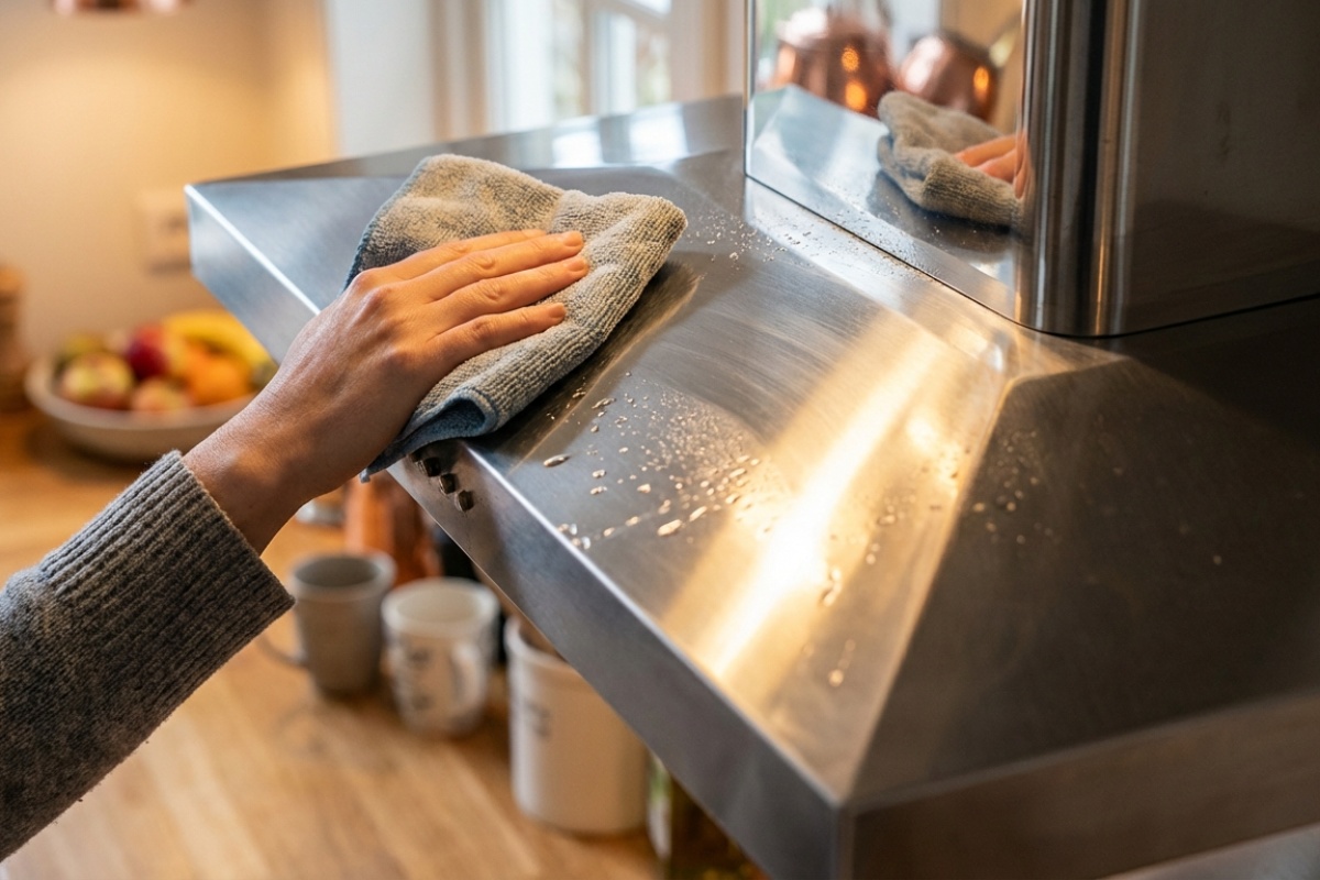 Kako ukloniti masnoću s kuhinjske nape? Domaći trik uštedjet će vam ribanje. Dovoljna su 3 sastojka detail 2