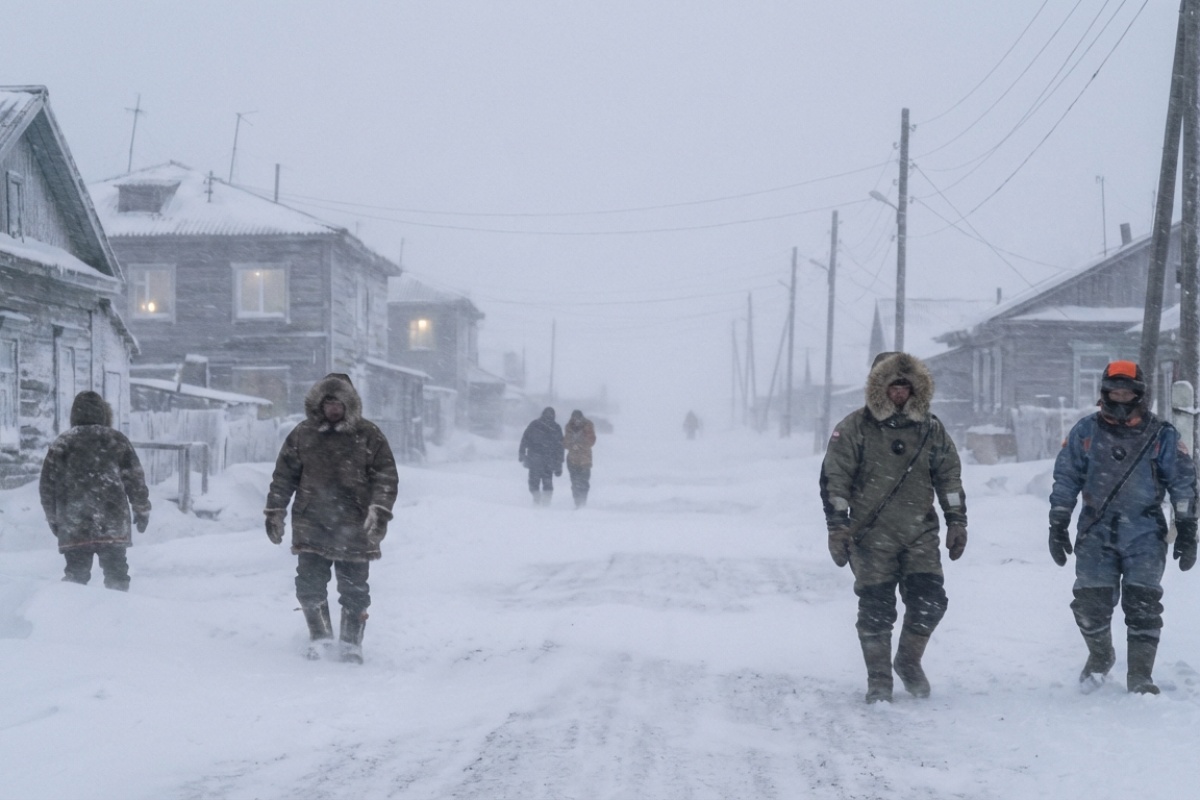 Čak -60 stupnjeva mraza. Katastrofalna snimka iz Sibira detail 2