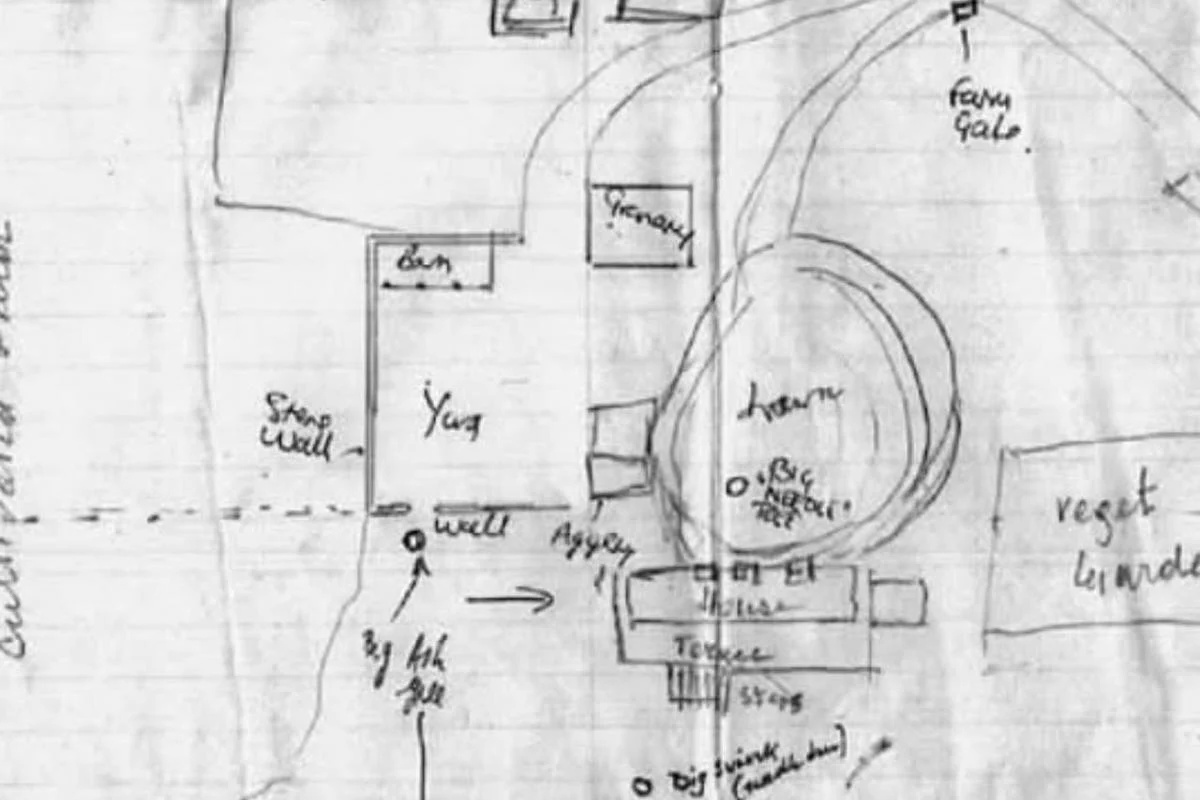 Obiteljsko blago iz ratnih vremena otkopano nakon 80 godina zahvaljujući karti nacrtanoj po sjećanju detail 2