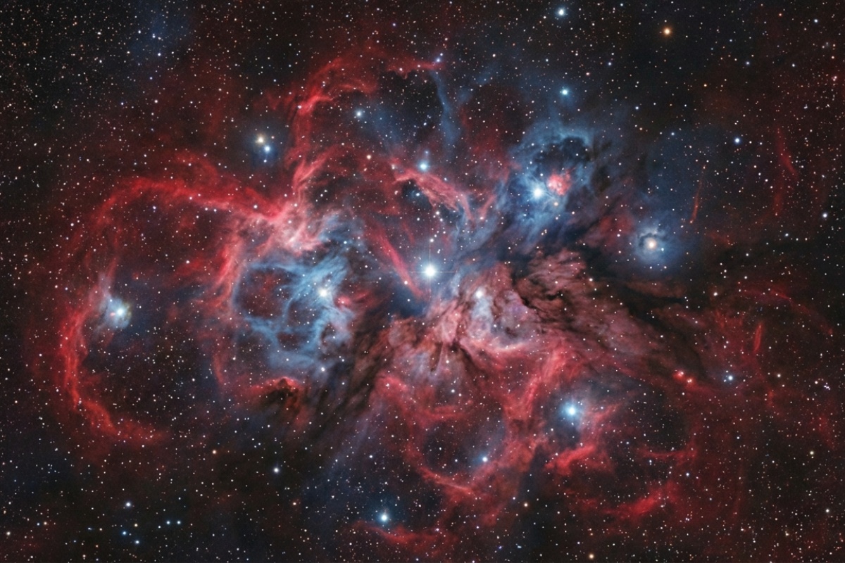 Svemirska božićna jelka: Astronomi snimili neobičan zvjezdani skup detail 2