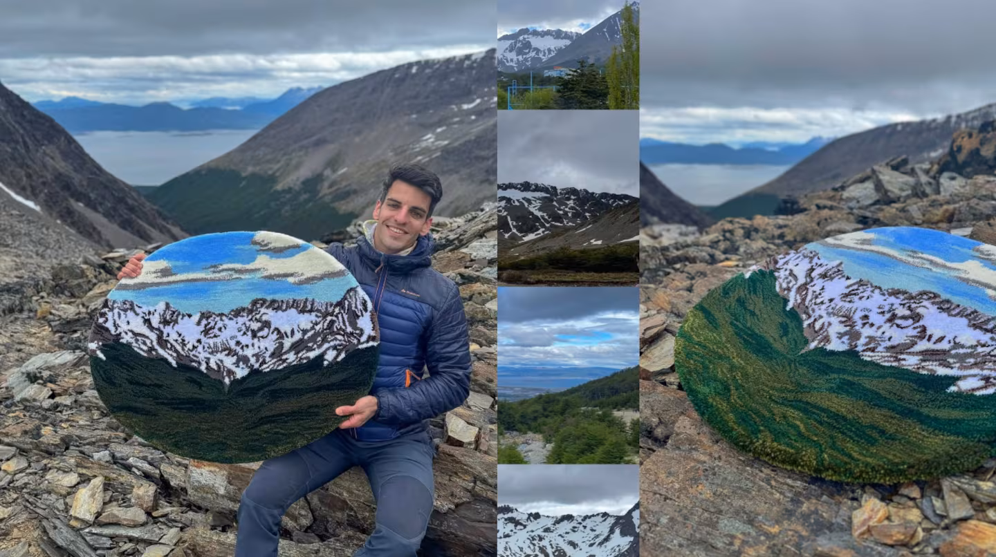 Što je tufting: tehnika kojom umjetnik s Ognjene zemlje stvara tepihe inspirirane svojim domom detail 2