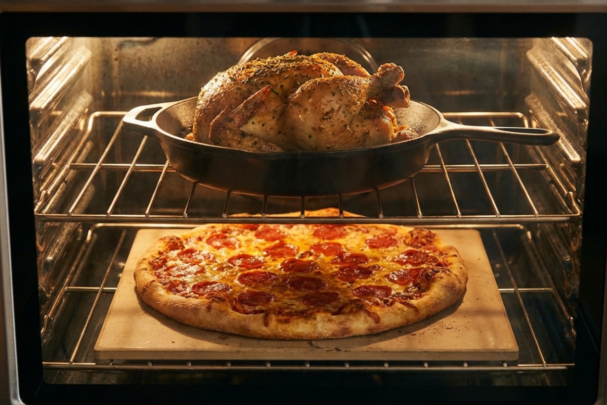 Ono što vam nitko nije rekao o pećnici: Brojevi koji pokazuju na koju visinu staviti koju hranu detail 2