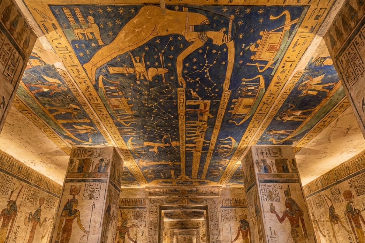 Arheolozi su u nevjerici: studija potvrđuje da su Egipćani crtali Mliječnu stazu na svojim sarkofazima detail 2