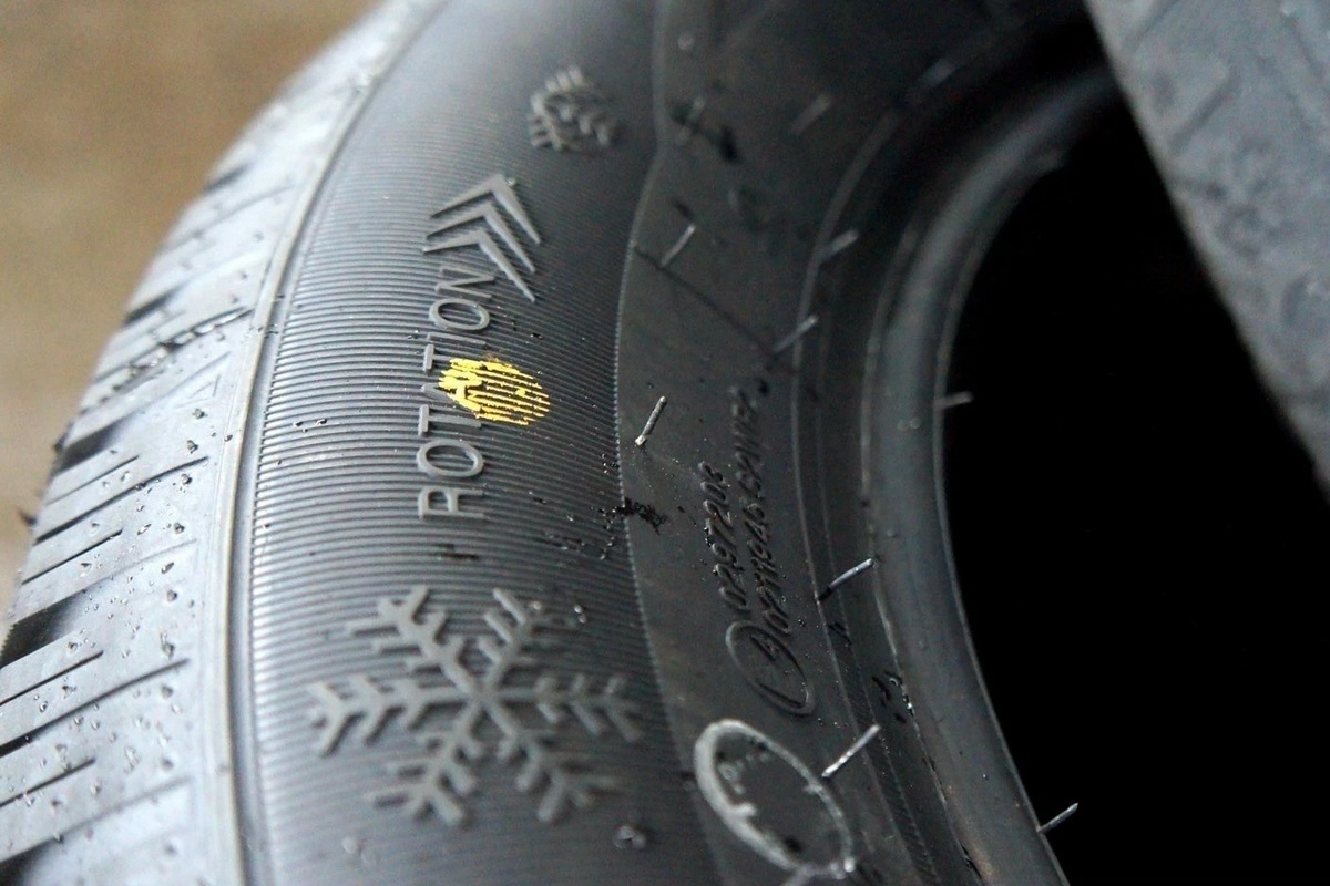 Žute ili crvene točke na gumama automobila: što znače i čemu služe detail 2