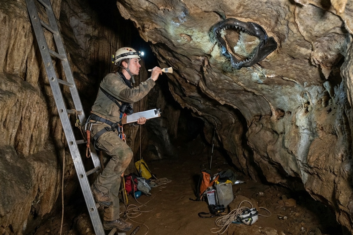 Ušli su u najdužu špilju na svijetu očekujući stijene i tamu, a na kraju su pronašli dva stvorenja stara 325 milijuna godina detail 2