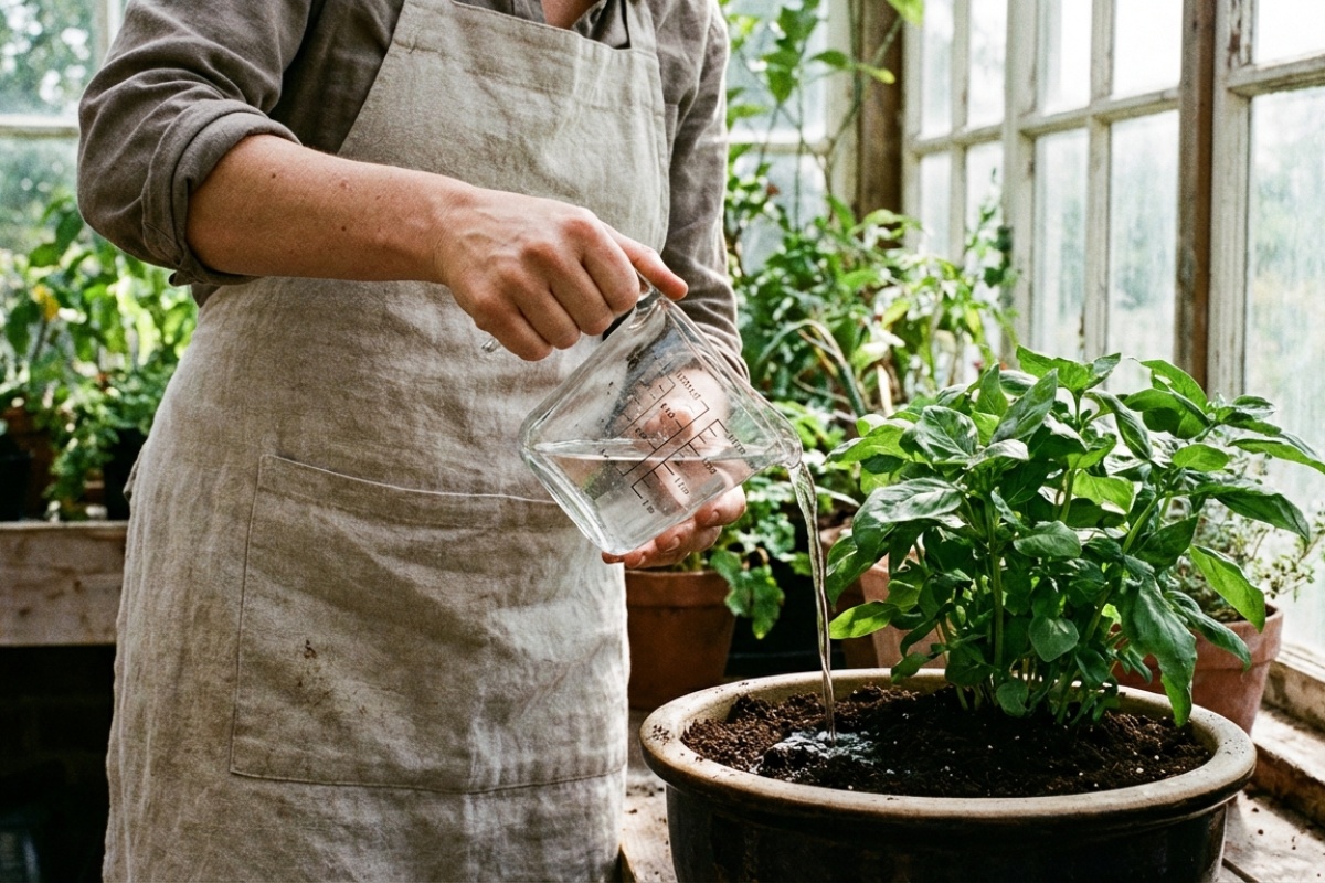 Skuhajte čaj i ulijte ga u teglu. Zemljine mušice će nestati nakon nekoliko dana – jeftin način bez kemije detail 2
