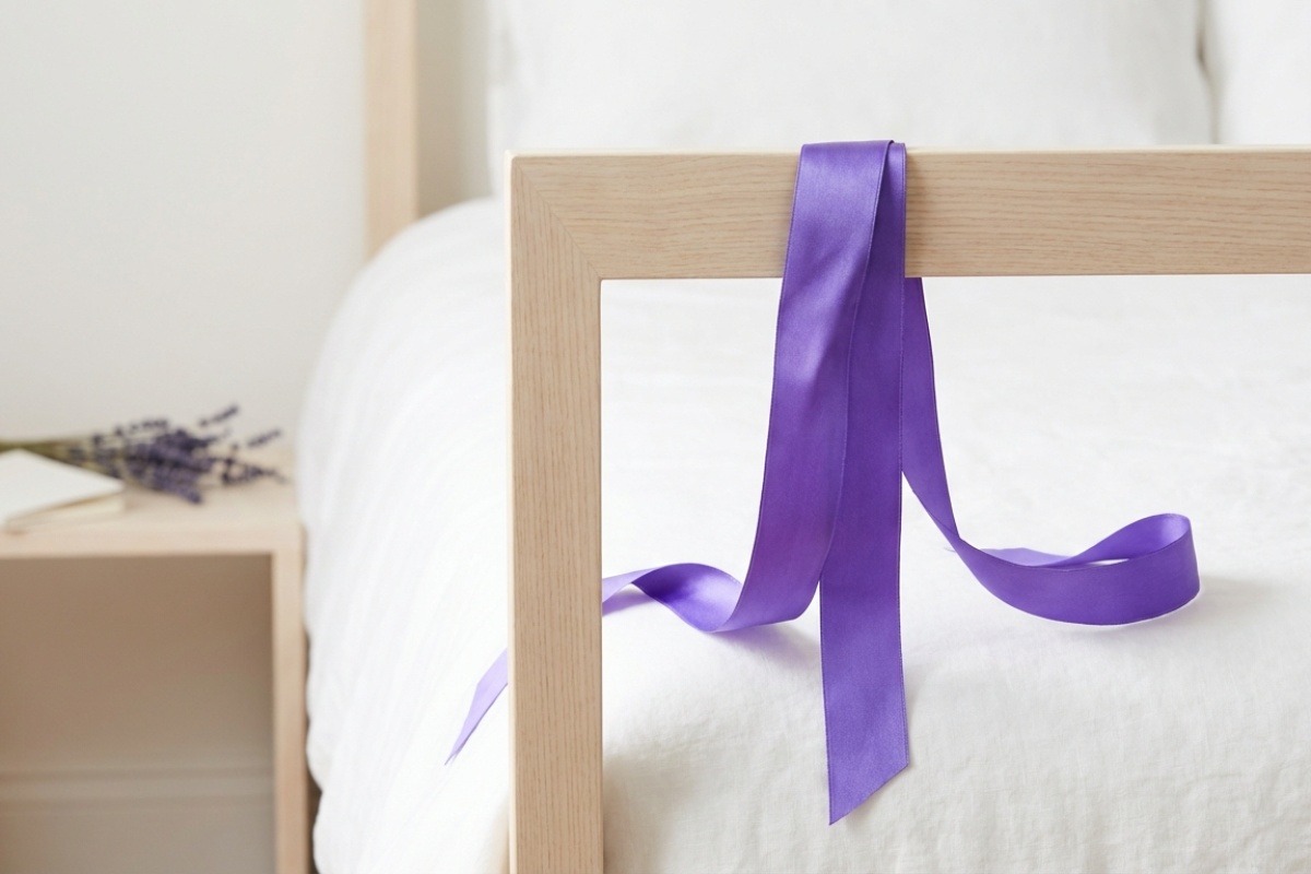 Zašto treba svezati ljubičastu traku na nogu kreveta 31. prosinca detail 2