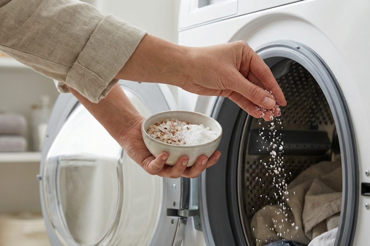 Za ručnike nema bolje metode. Japanski čistač mi je otkrio kako prati ručnike da godinama ostanu mekani. Omjer 1:1 i ništa drugo. Ulijte u perilicu i izvadite pahuljaste ručnike detail 2