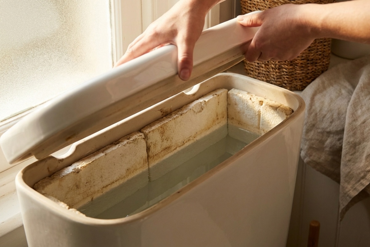 Iz vodokotlića neprestano kaplje kondenzat na pod: jednostavan trik sa stiroporom unutra, koji će problem riješiti zauvijek detail 3