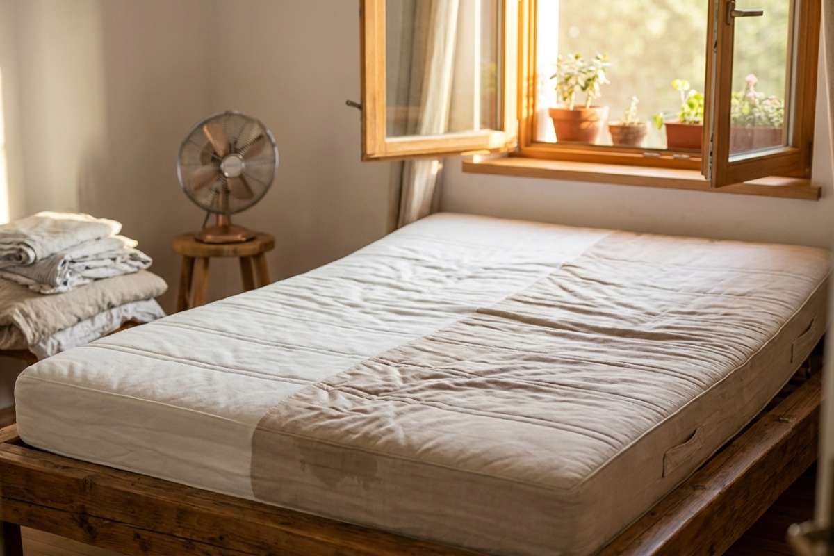 Žute mrlje i miris na madracu ne treba trljati praškom: poprskajte ih ovim jeftinim alkoholom iz raspršivača — i sve će nestati detail 3