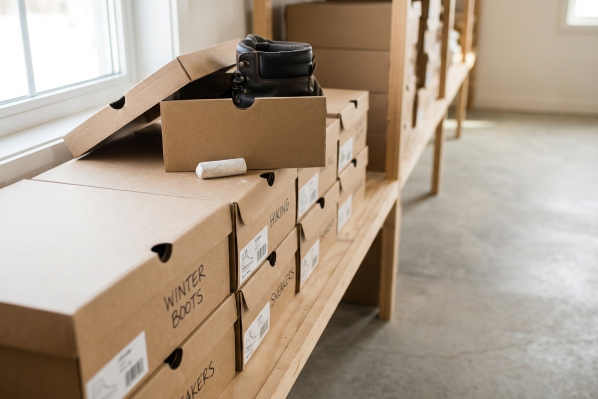 Zašto staviti komad krede u kutiju sa zimskom obućom kada je spremate za ljeto detail 3