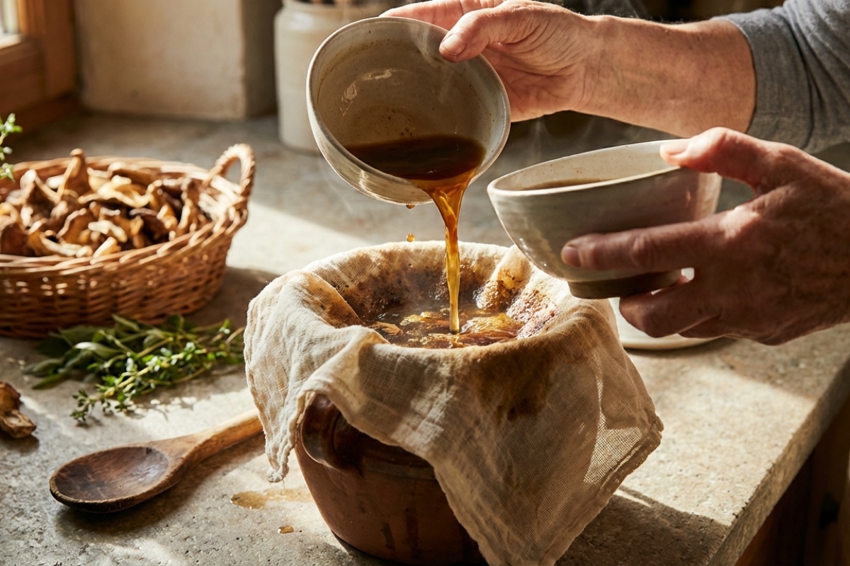 Točno ovoliko dugo namačem gljive da budu mekane i pune okusa. Idealne za uške i bigos detail 3