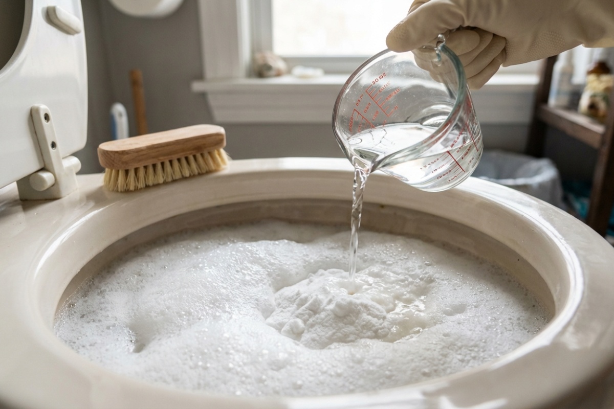 Kako pravilno očistiti WC školjku: Jednostavni koraci za uklanjanje kamenca, mrlja i naslaga urina detail 3