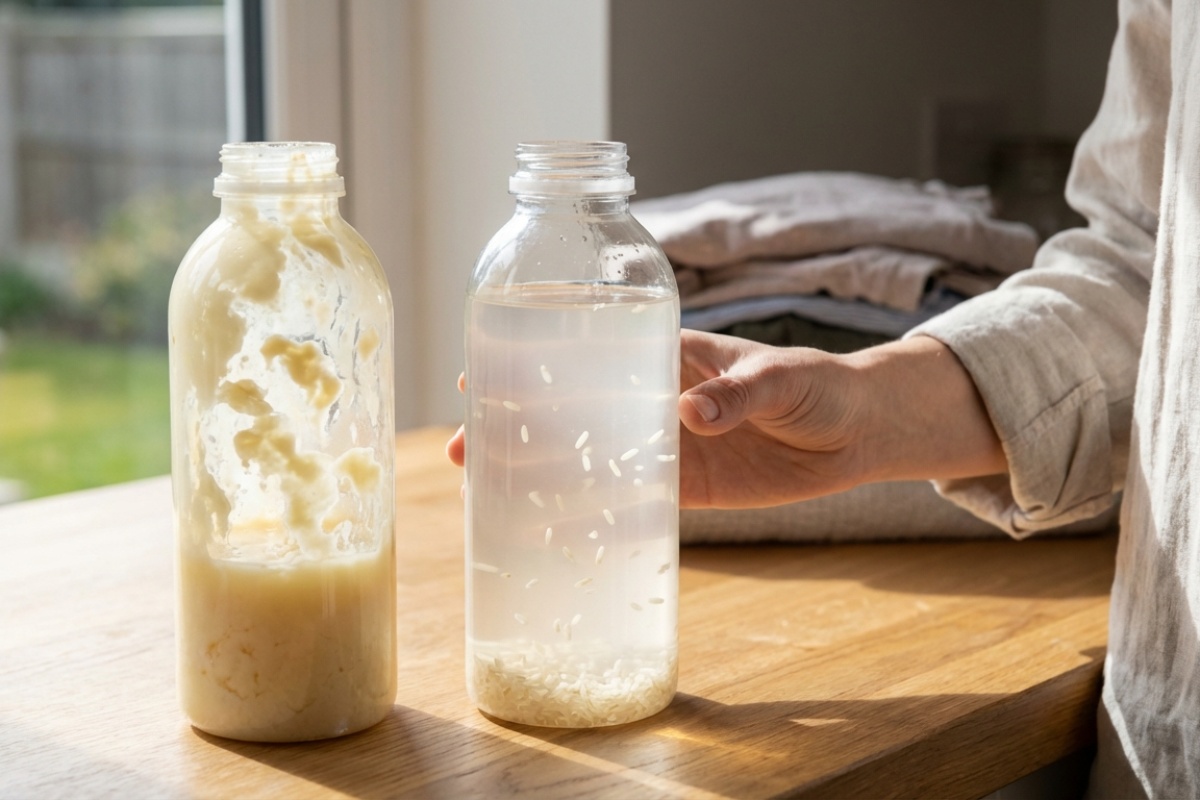Stavljanje zrna riže u bocu deterdženta: zašto se preporučuje to učiniti i čemu to služi detail 3