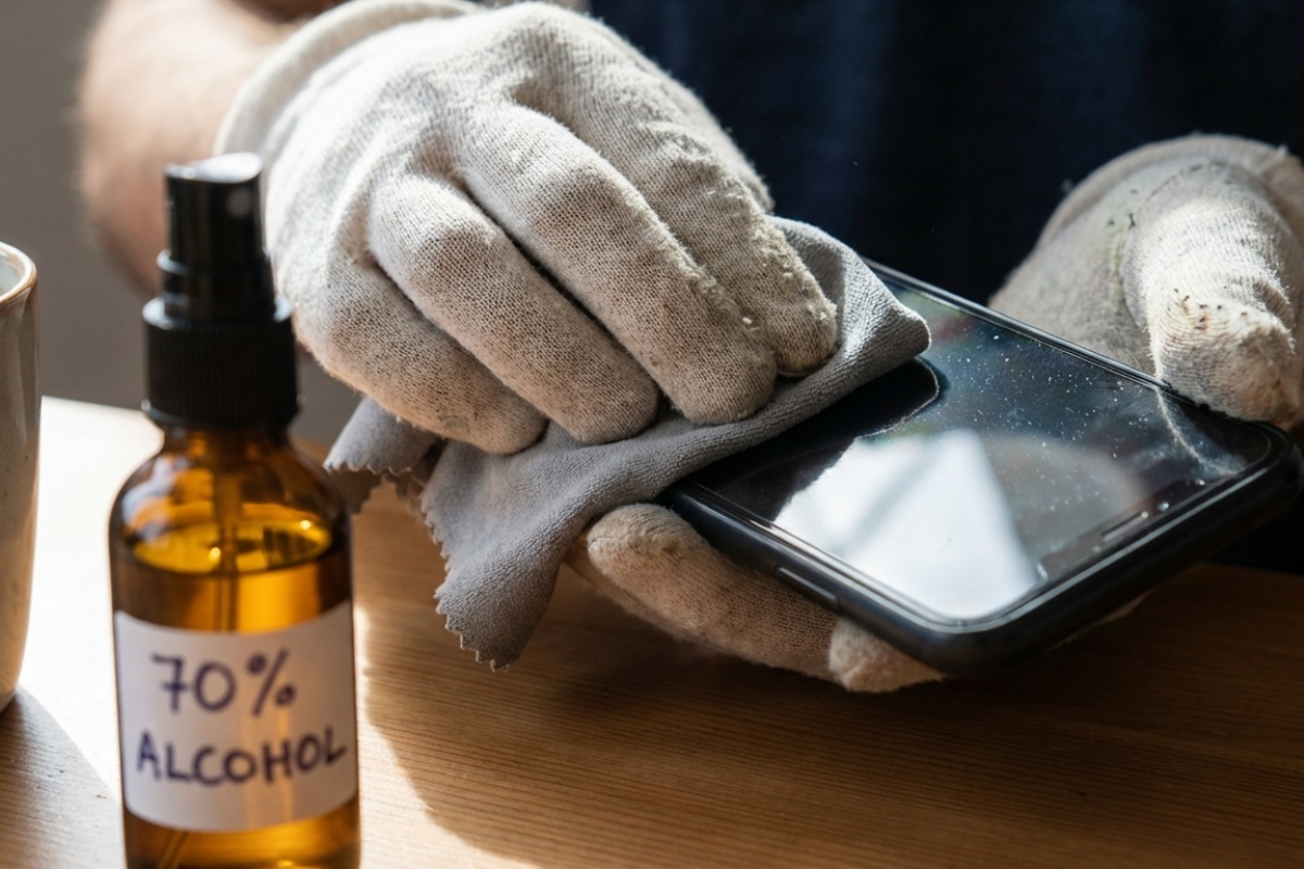 Koristite ovo sredstvo svaki dan kada dođete kući nakon šetnje: nevidljivi mikrobi na telefonu i drugim uređajima koje ne vidite! detail 3