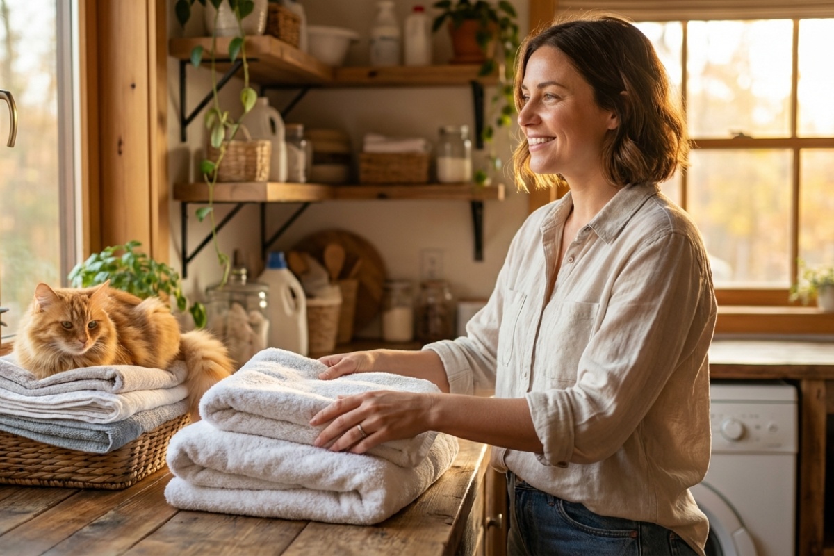 Grubi ručnici ponovno će postati mekani: jednostavan trik detail 3