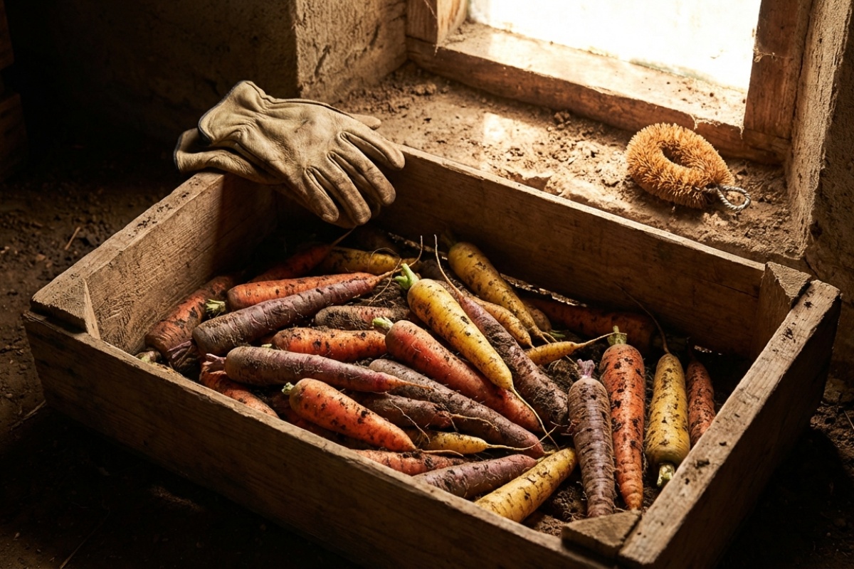 Ne iskapam mrkvu do mraza, ali obavezno radim 1 stvar: korjenasto povrće se bolje čuva detail 3