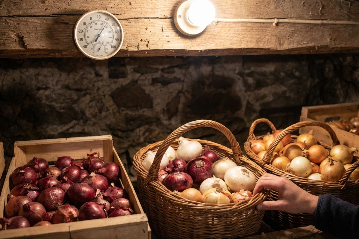 Luk će izdržati do proljeća bez truljenja: jednostavan način skladištenja za koji malo tko zna detail 3