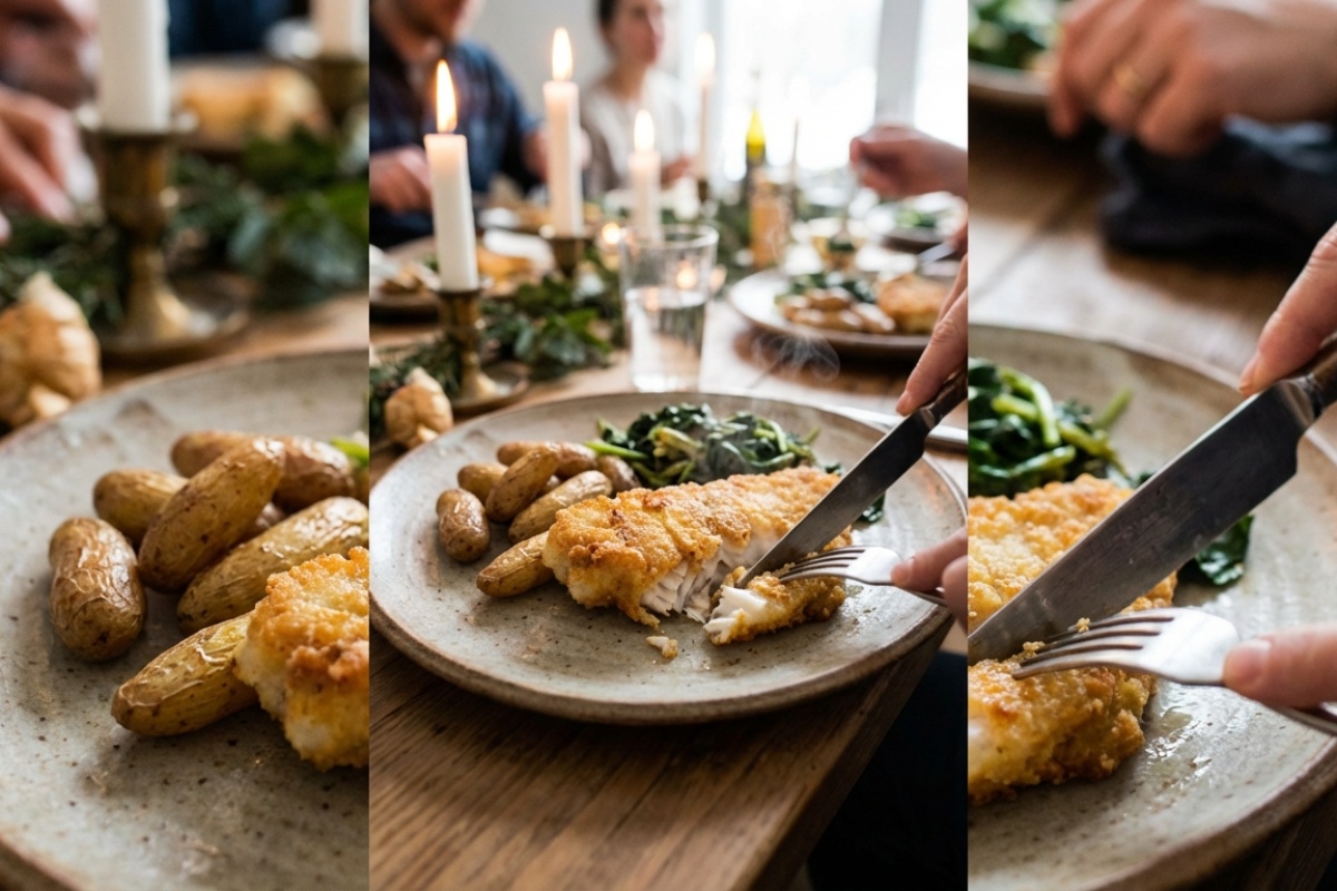Učinite to s ribom prije stavljanja u tavu. Bit će savršeno hrskava i zlatna detail 3