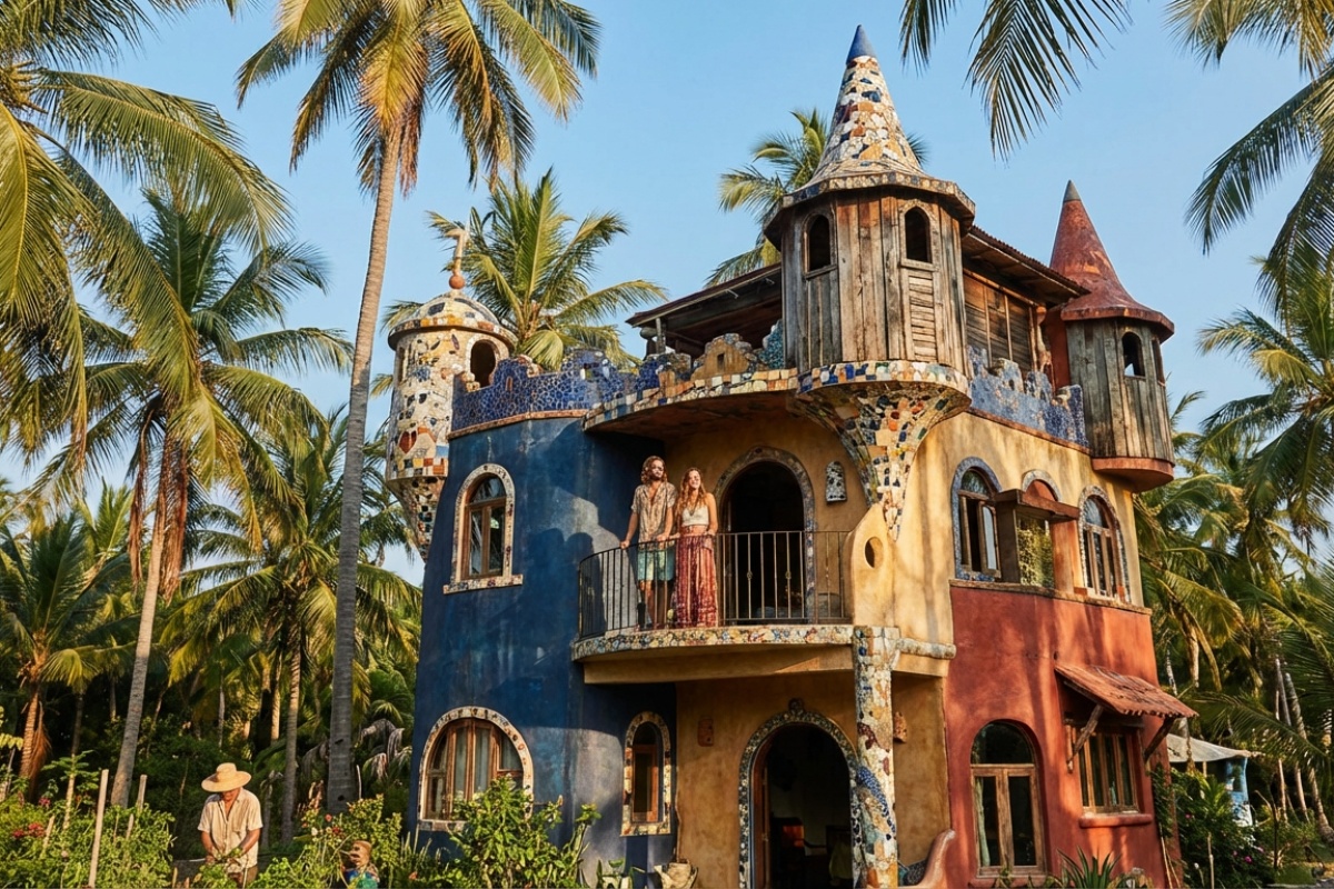 U Kanadi muškarac stvorio četverokatni dvorac od 40.000 recikliranih plastičnih boca detail 3