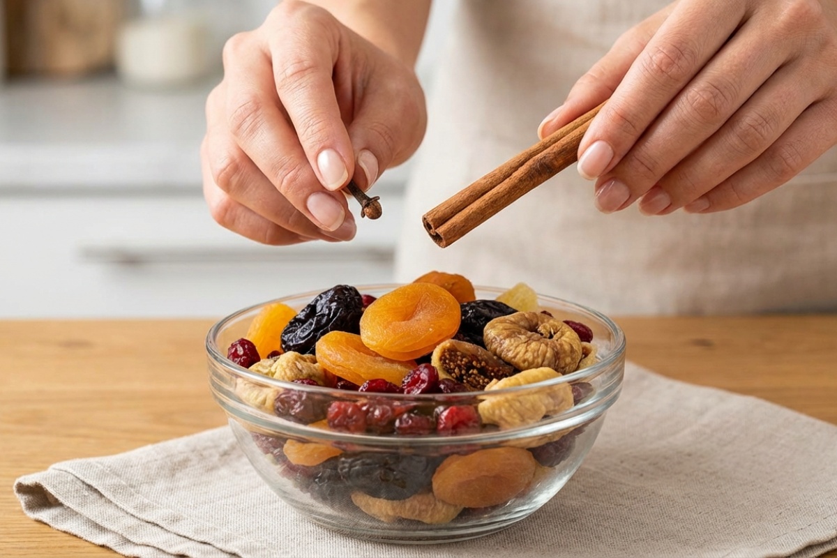 Zašto je kompot od suhog voća gorak? Krivac je 1 začin. Brzo ga izvadite iz lonca detail 3