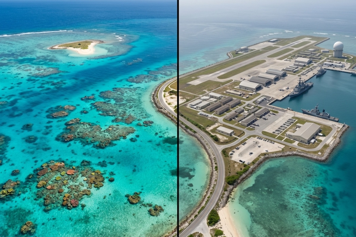 Kina je provela 12 godina bacajući tone pijeska u ocean. I sada svjedočimo rađanju otoka usred ničega detail 3