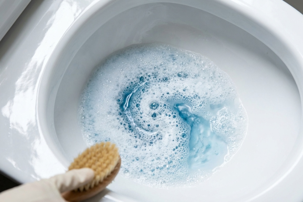 Ni kiseline ni karbonati: idealna kućna kombinacija koja uništava kamenac i mrlje u WC-u u sekundama detail 4