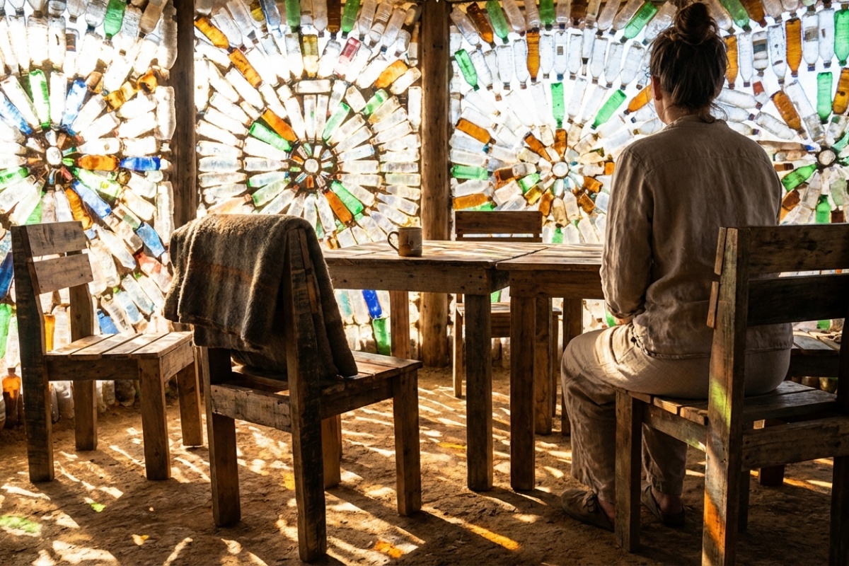 U Kanadi muškarac stvorio četverokatni dvorac od 40.000 recikliranih plastičnih boca detail 4