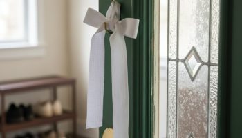 È di tendenza: a cosa serve appendere un nastro bianco alla porta d’ingresso e perché lo raccomandano