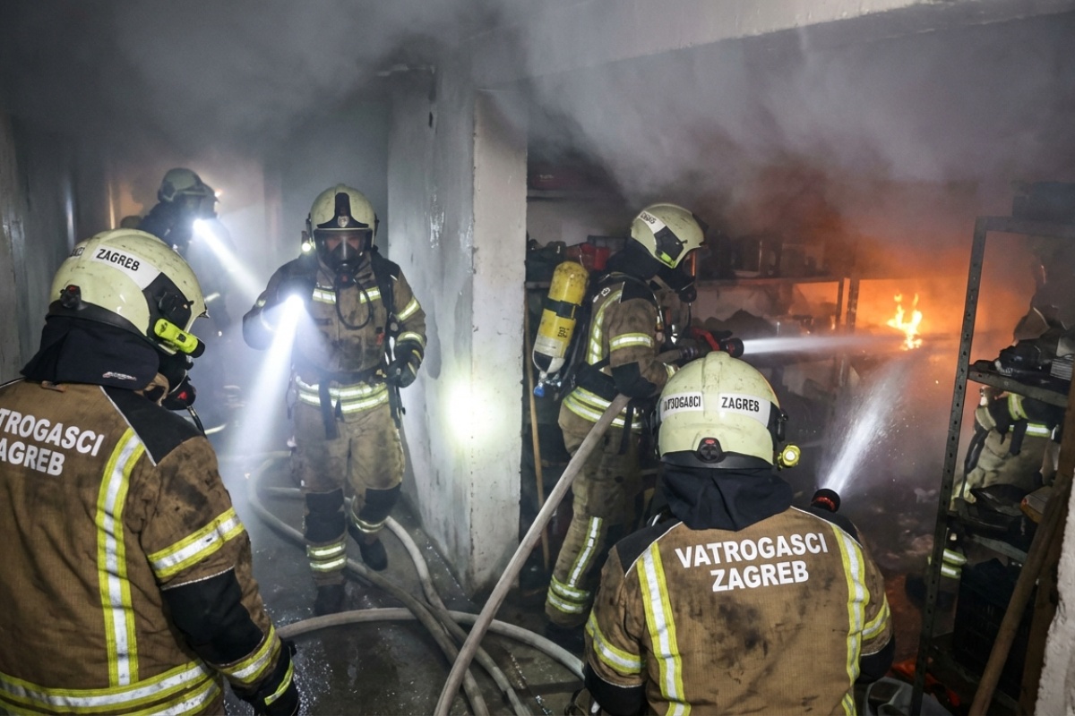 Zastrašujući prizor na vrhu katedrale: Zagrebački vatrogasci otkrili što je zapravo ugrozilo simbol grada detail 1