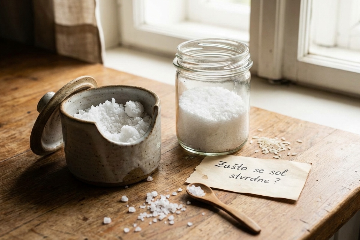Zašto se sol ponekad stvrdne i kako to spriječiti bez kupovine novih proizvoda
