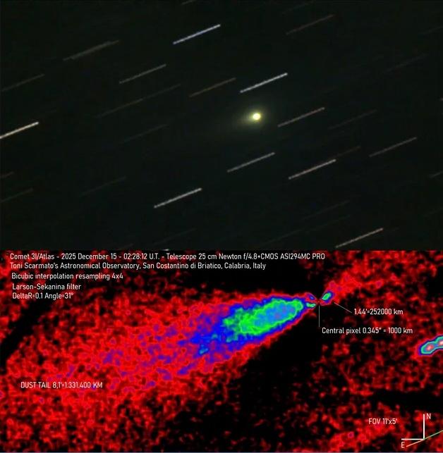 3I/ATLAS ostaje tih, a nova mjerenja kompliciraju njegovo podrijetlo