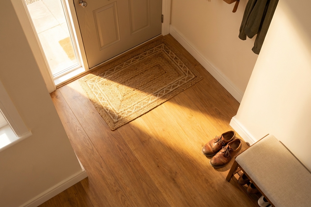 Sipam ovo pod otirač prije mraza: pod je suh, a obuća više ne klizi