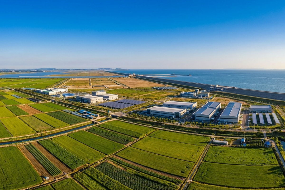 Južna Koreja zatvara cijelo more nasipom od 33 kilometra, stvarajući poljoprivredno zemljište i redefinirajući obalu zemlje