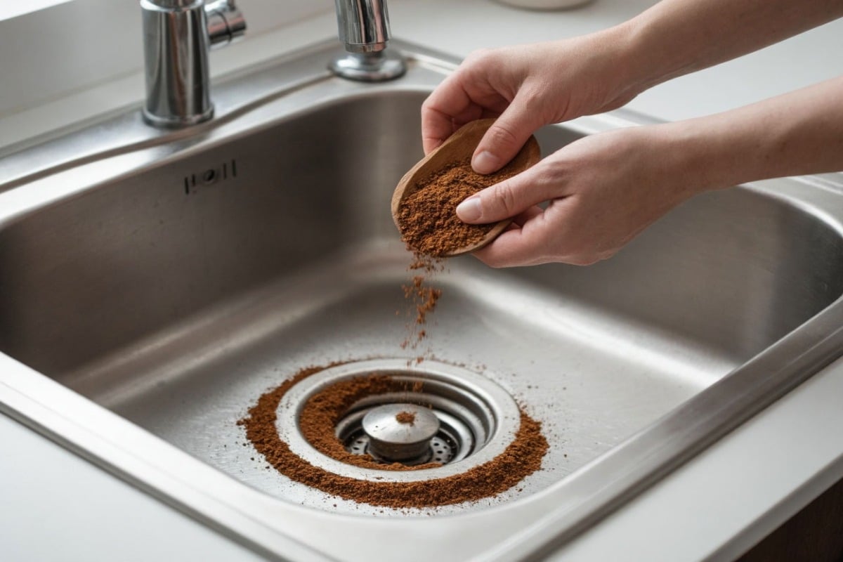 Vezměte skořici a nasypte ji do umyvadla. Okamžitě se tak zbavíte opakujícího se problému.